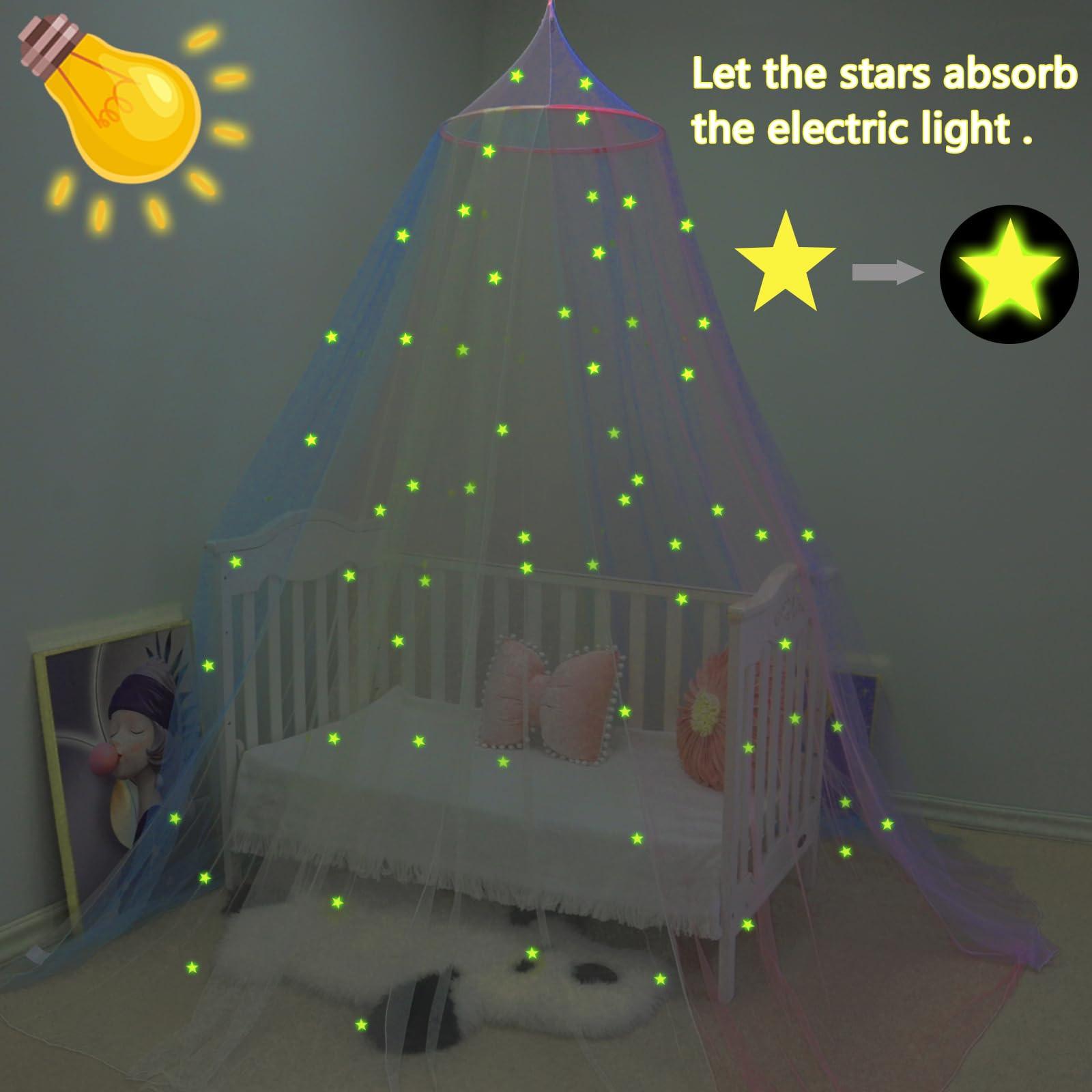 Activity-board Kinderzimmer Baldachin für Mädchen - Katzenmuster Kinderbetthimmel für Hausbett und Einzelbett