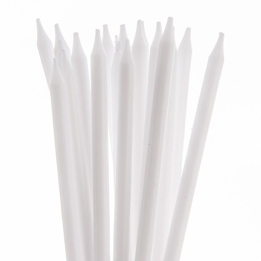 Orion 12 langee Tortenkerzen mit Halter, 14,5 cm