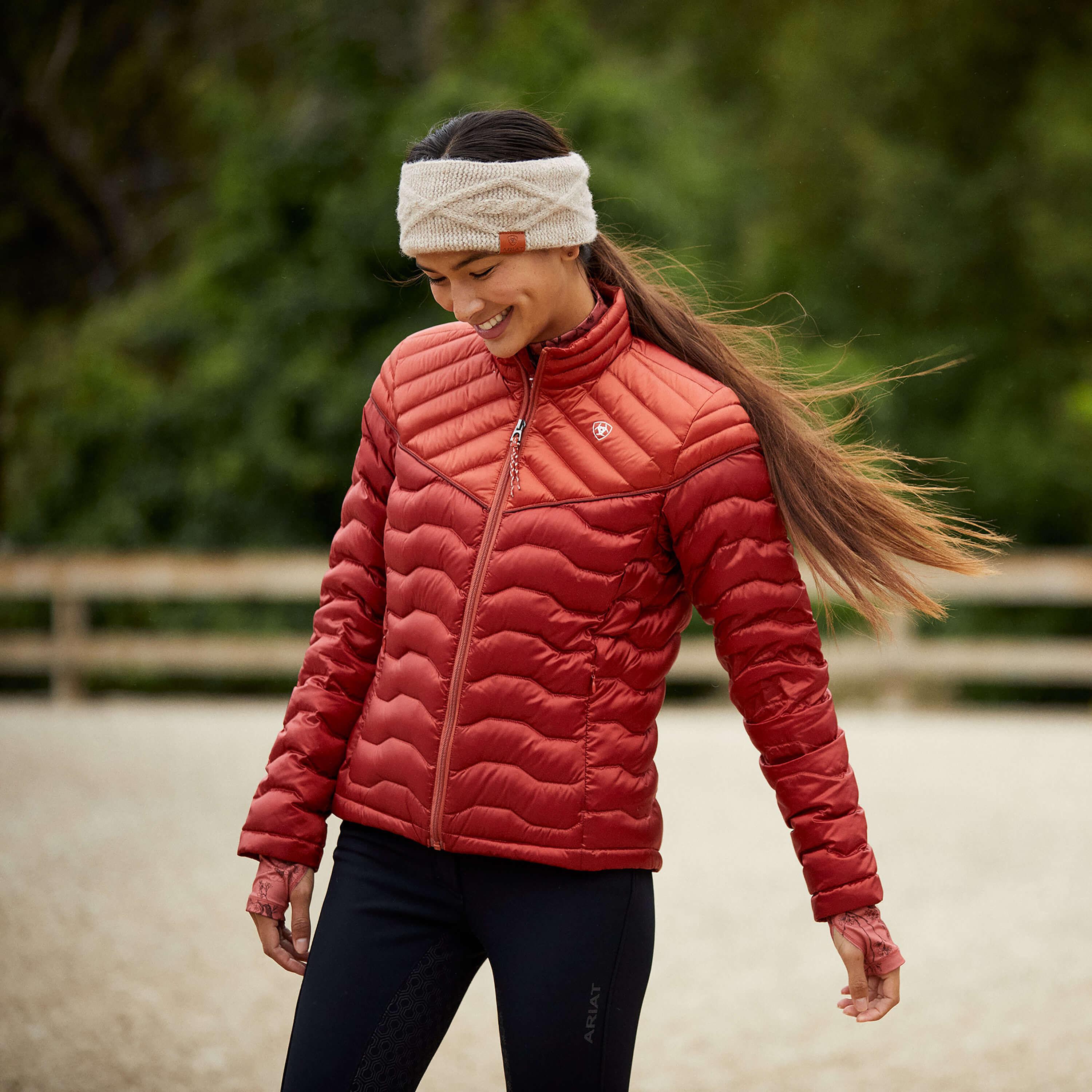 Ariat damen-daunenjacke ideal