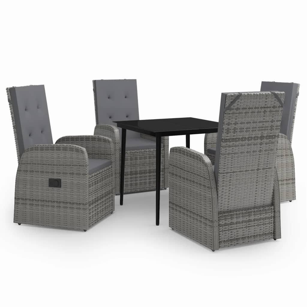 VidaXL Garten essgruppe poly-rattan