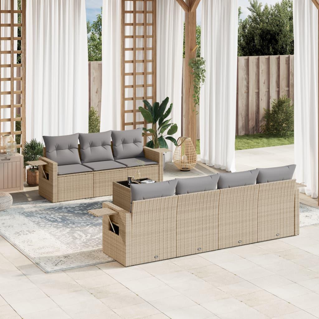 VidaXL Garten sofagarnitur poly-rattan