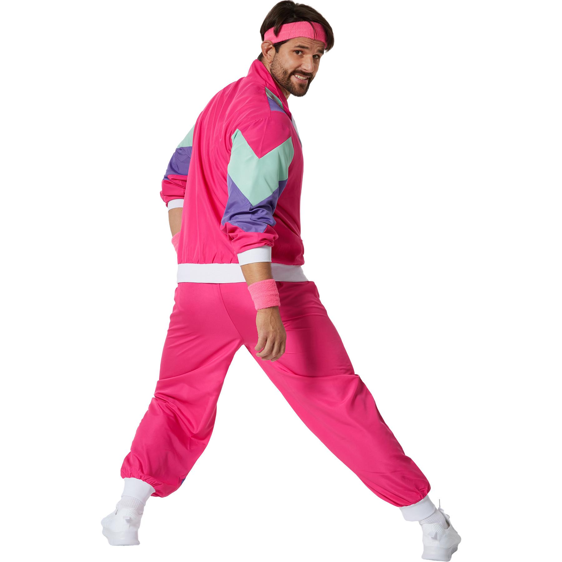 Tectake kostüm Retro 80er 90er Jahre Jogginganzug