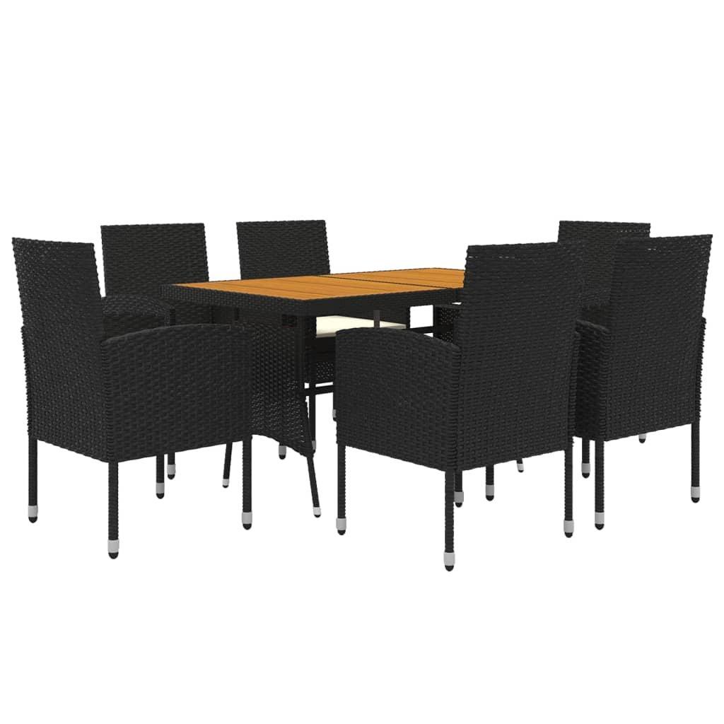 VidaXL Garten essgruppe poly-rattan