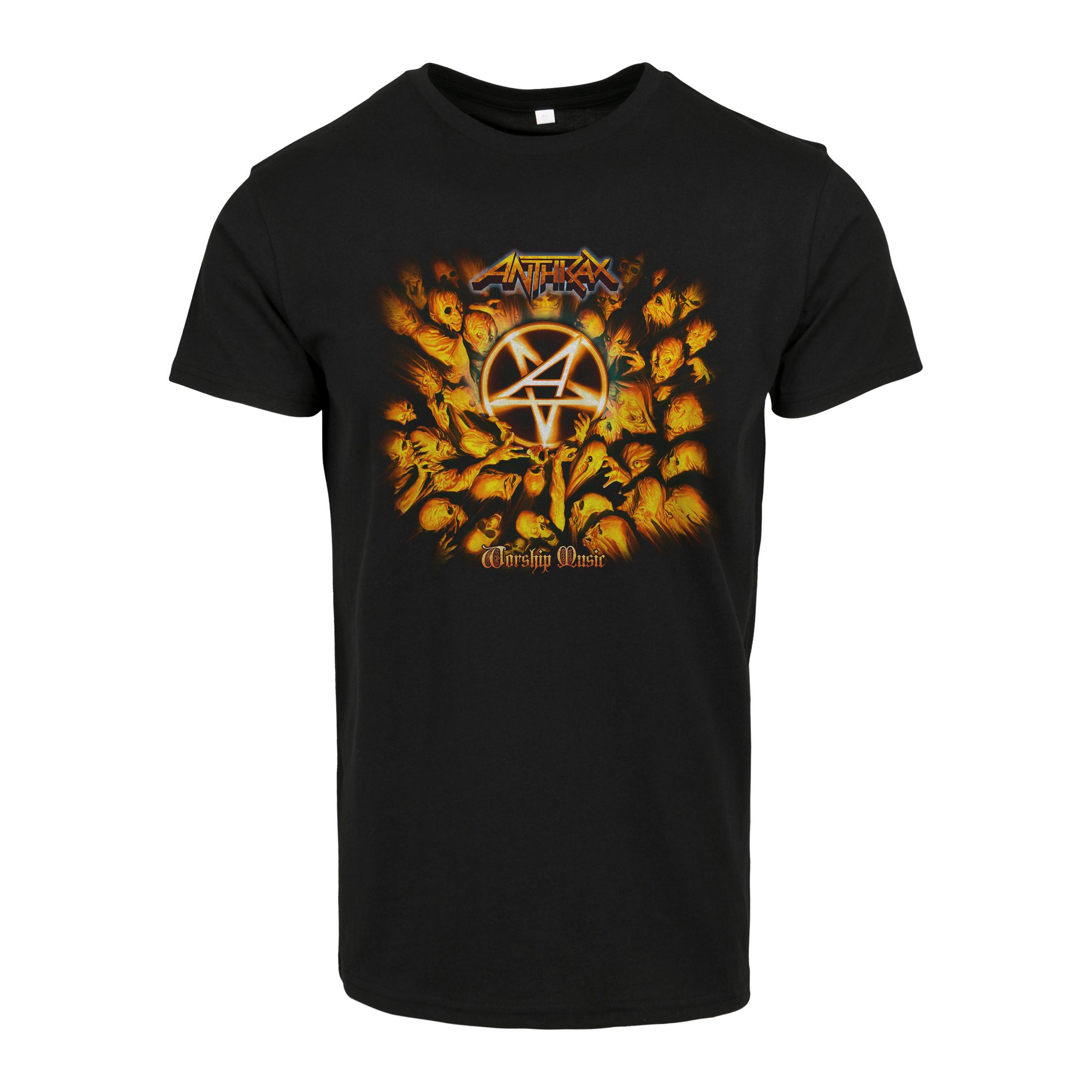 URBAN CLASSICS Anthrax Worship Music T-Shirt