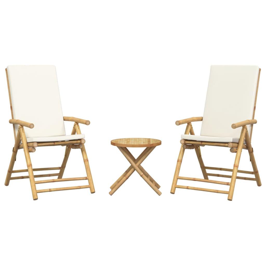 VidaXL Bistro set bambus