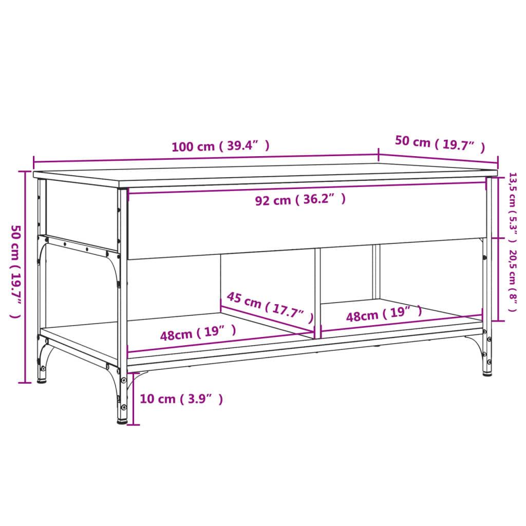 VidaXL Couchtisch metall