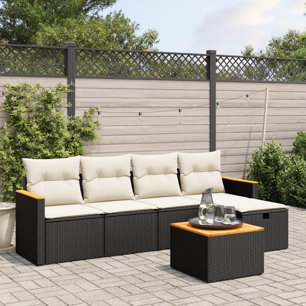 VidaXL Garten sofagarnitur poly-rattan