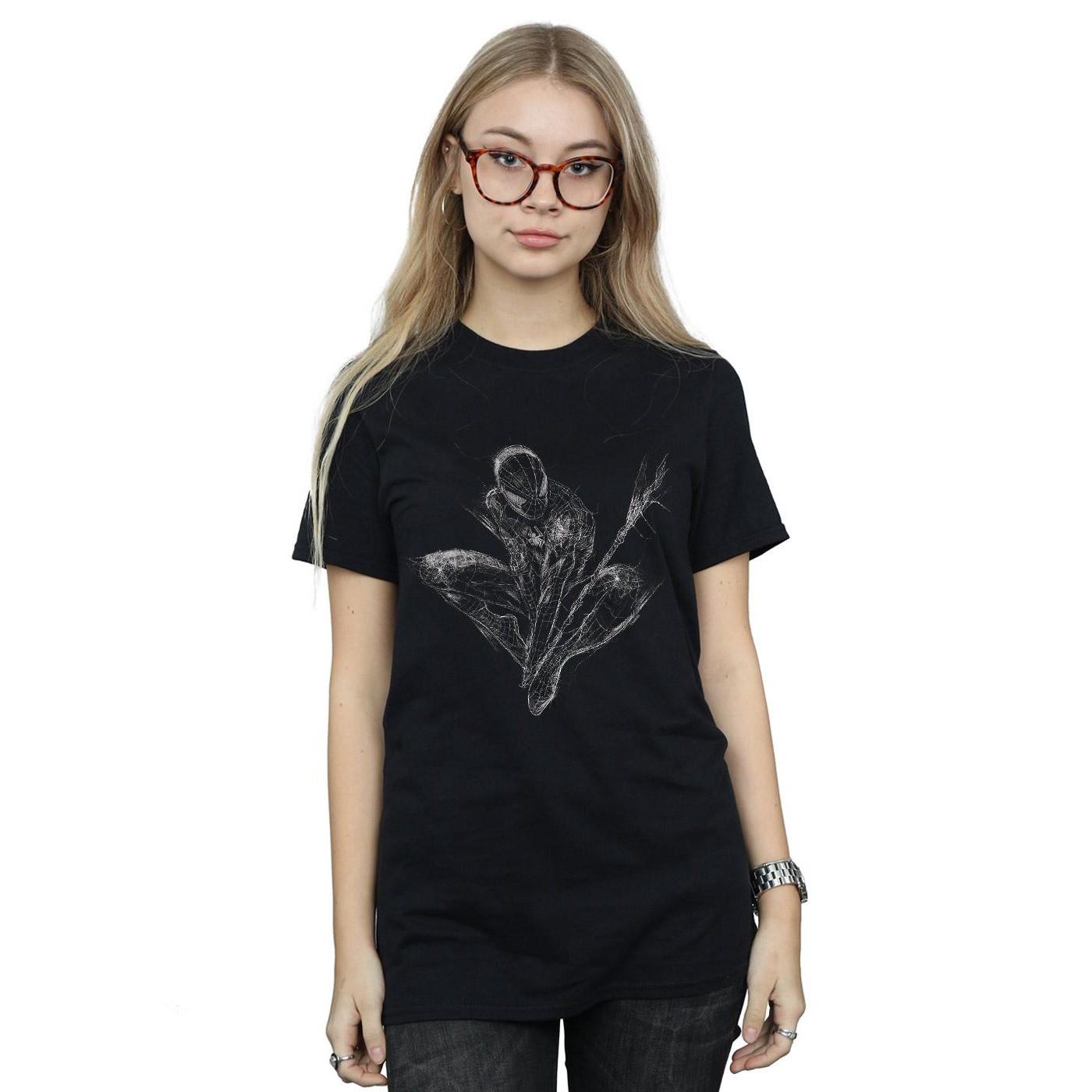 MARVEL Spider-Man Sketch Grafik T-Shirt