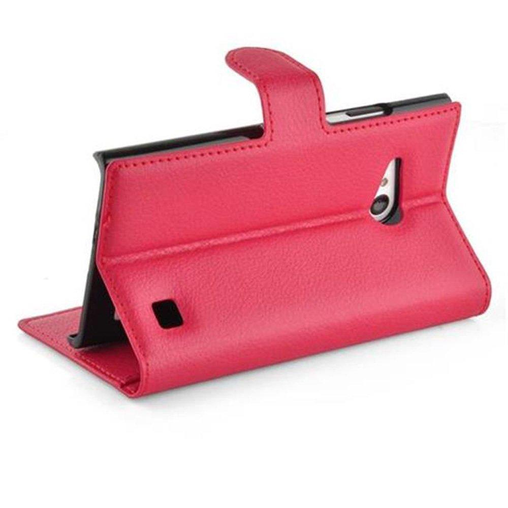 Cadorabo Hülle für Nokia Lumia 730 Standfunktion, Kartenfach