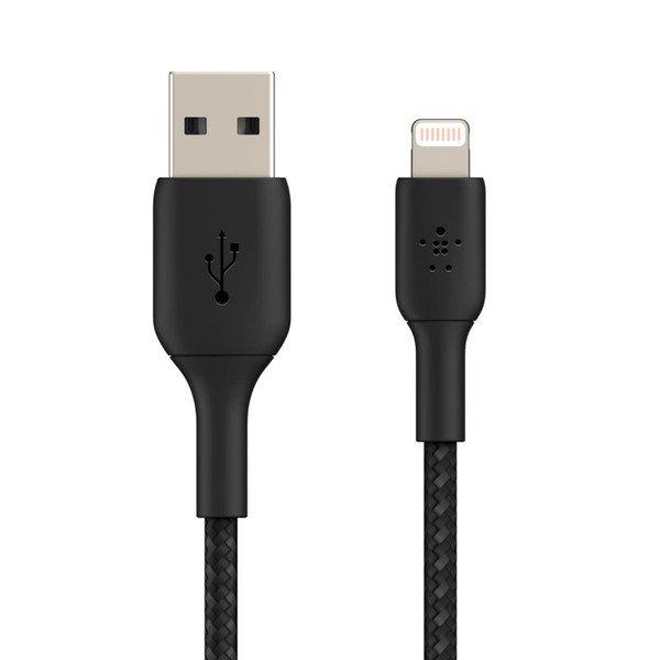 belkin USB /Lightning Nylonkabel Belkin Schwarz