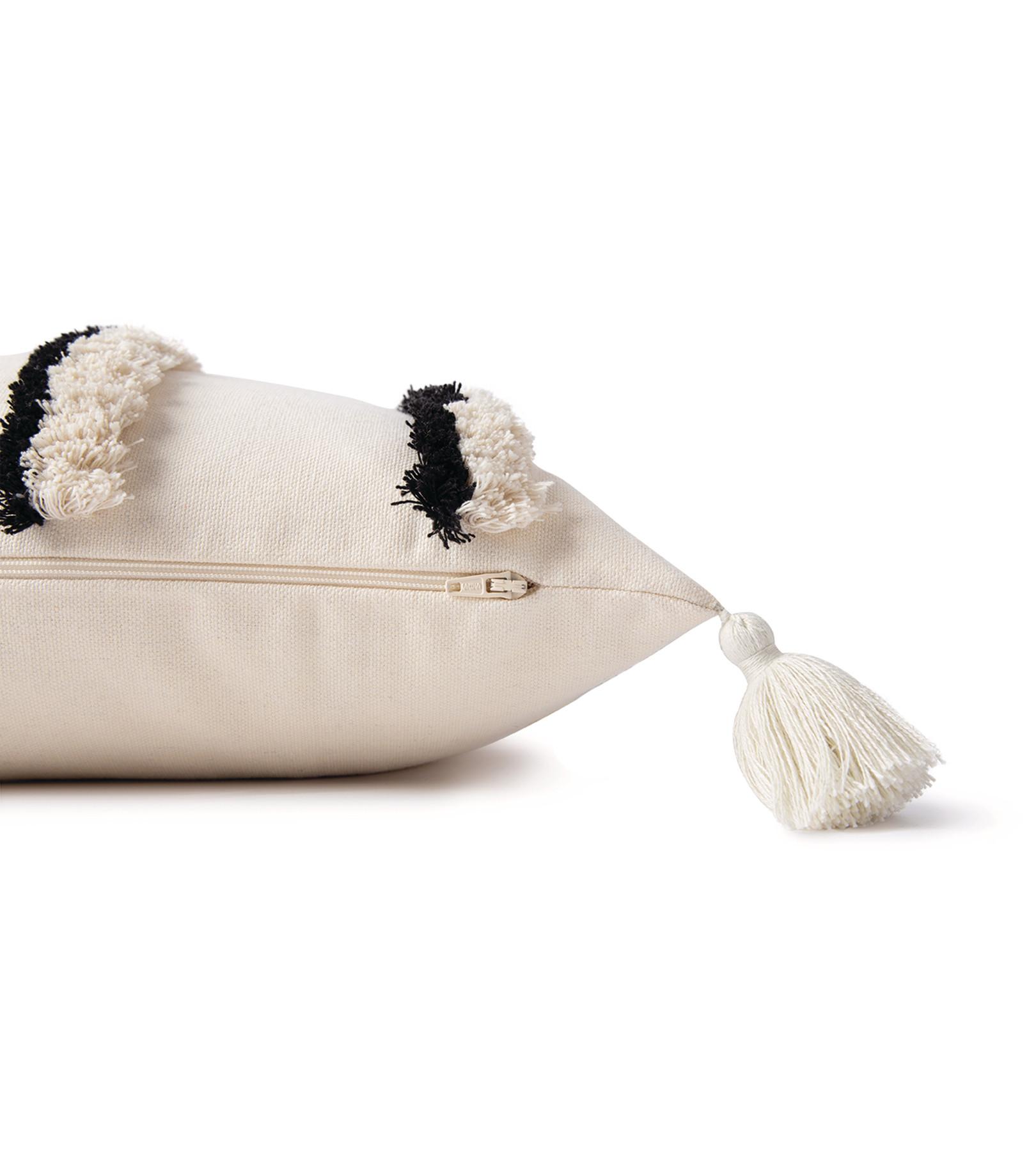 TOM TAILOR Fluffy Stripe Kissenbezug