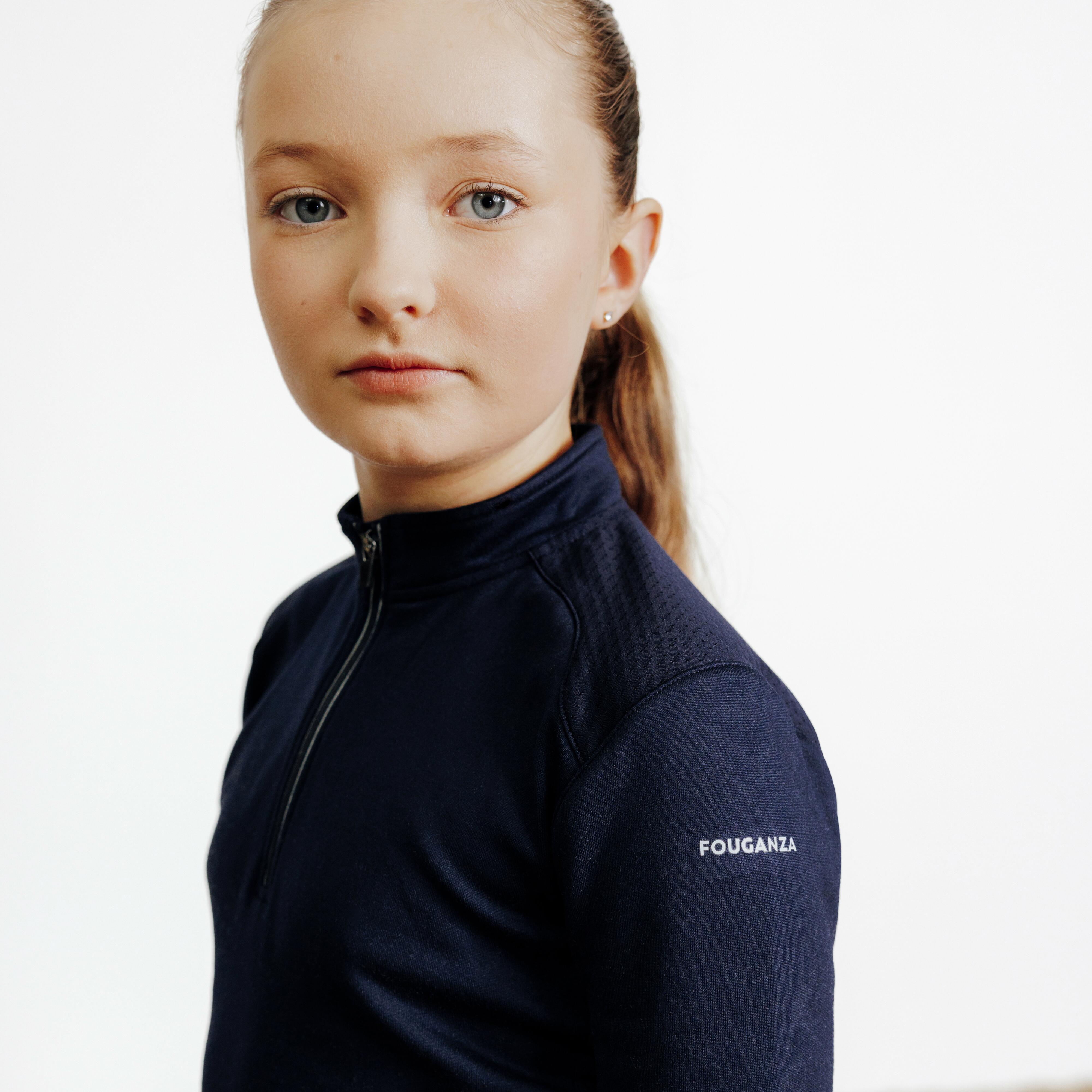 FOUGANZA Poloshirt langarm - 500