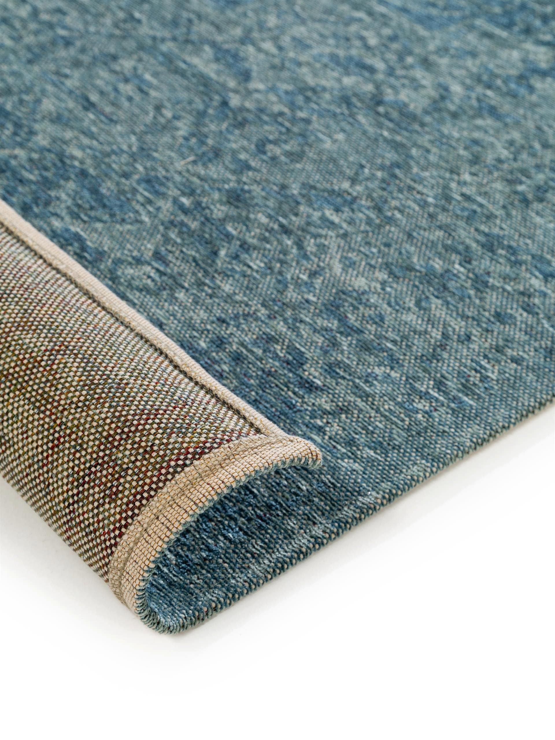Benuta Flachgewebeteppich Tosca Blau