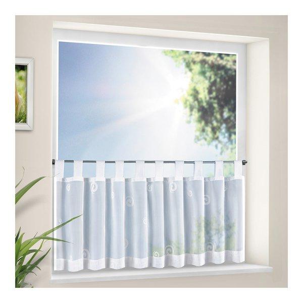 Gerster Collection Scheibengardinen Bistro bedruckt Kringel