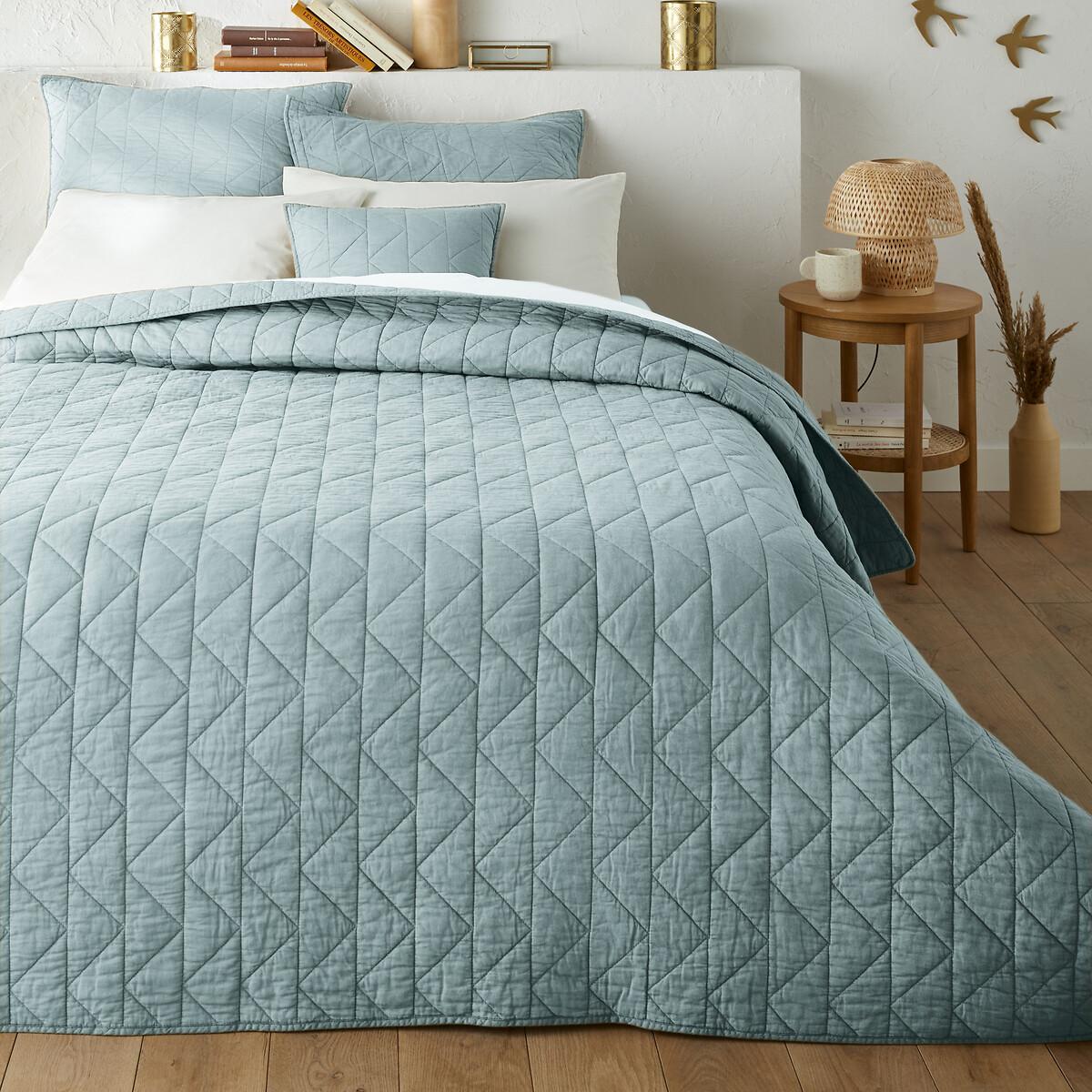 La Redoute Intérieurs Gesteppte Tagesdecke Scenario mit Zickzack-Muster