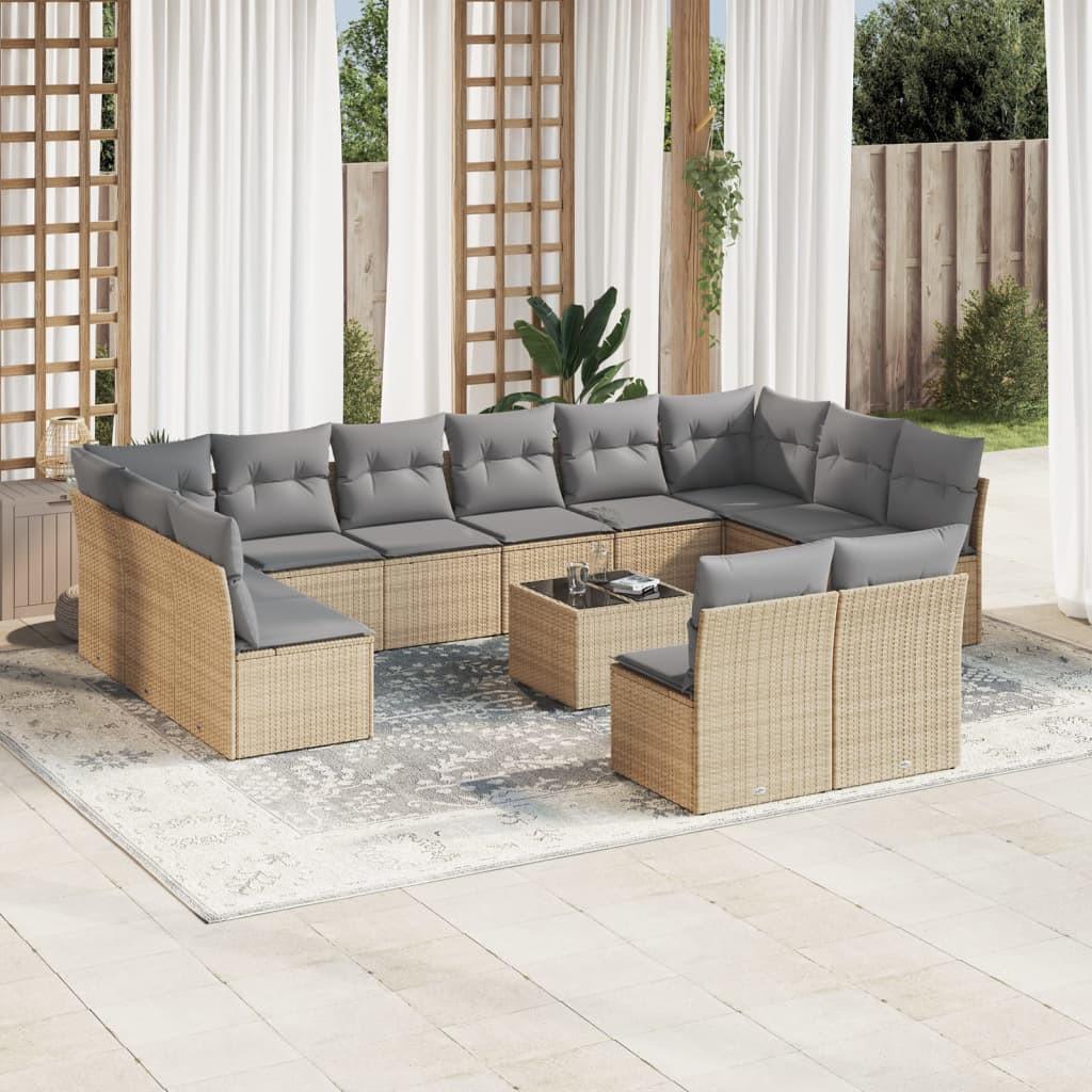VidaXL Garten sofagarnitur poly-rattan