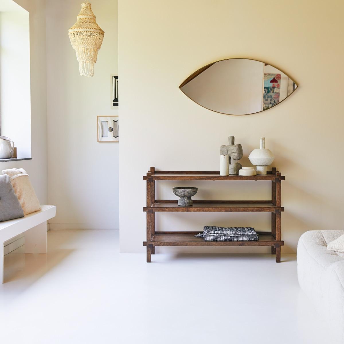 Tikamoon Konsole aus massivem Mangoholz Arko