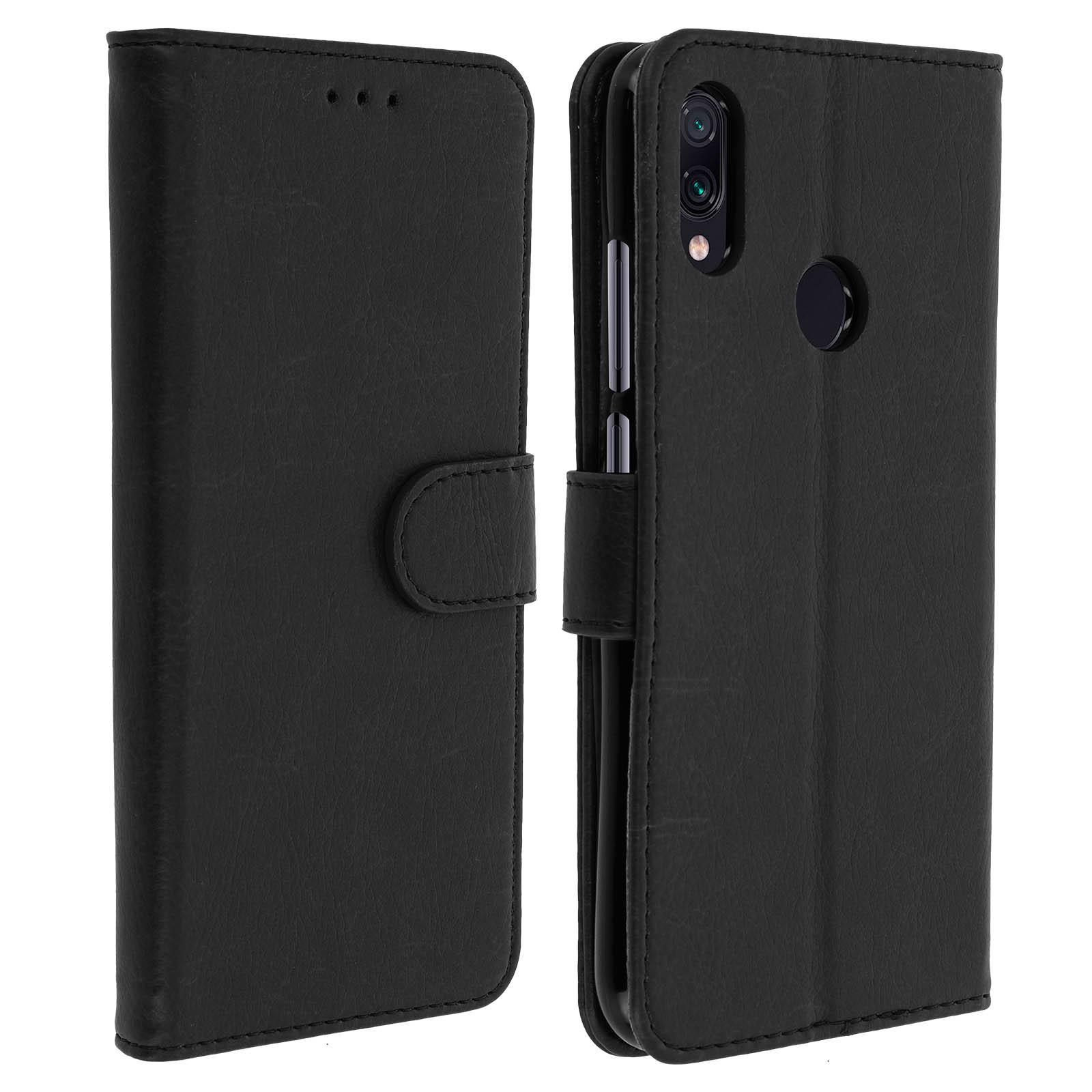 Avizar Klapphülle Xiaomi Redmi Note 7 Schwarz
