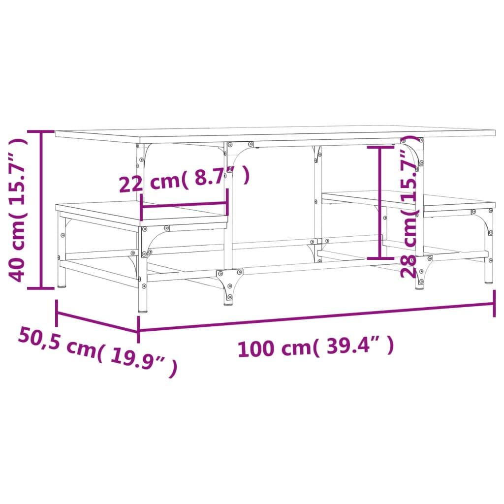 VidaXL Couchtisch holzwerkstoff