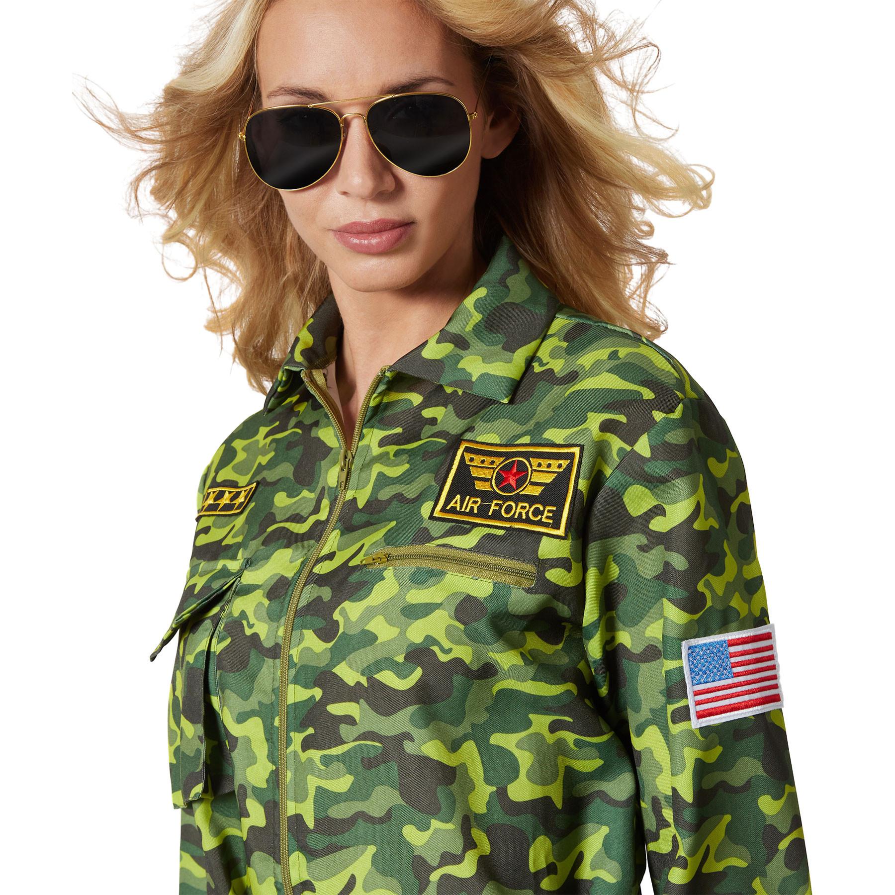 Tectake kostüm Jet Fighter Pilot Camouflage