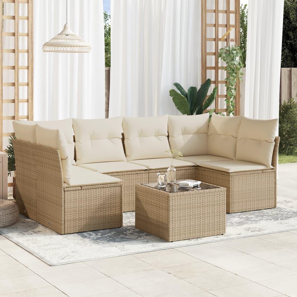 VidaXL Garten sofagarnitur poly-rattan