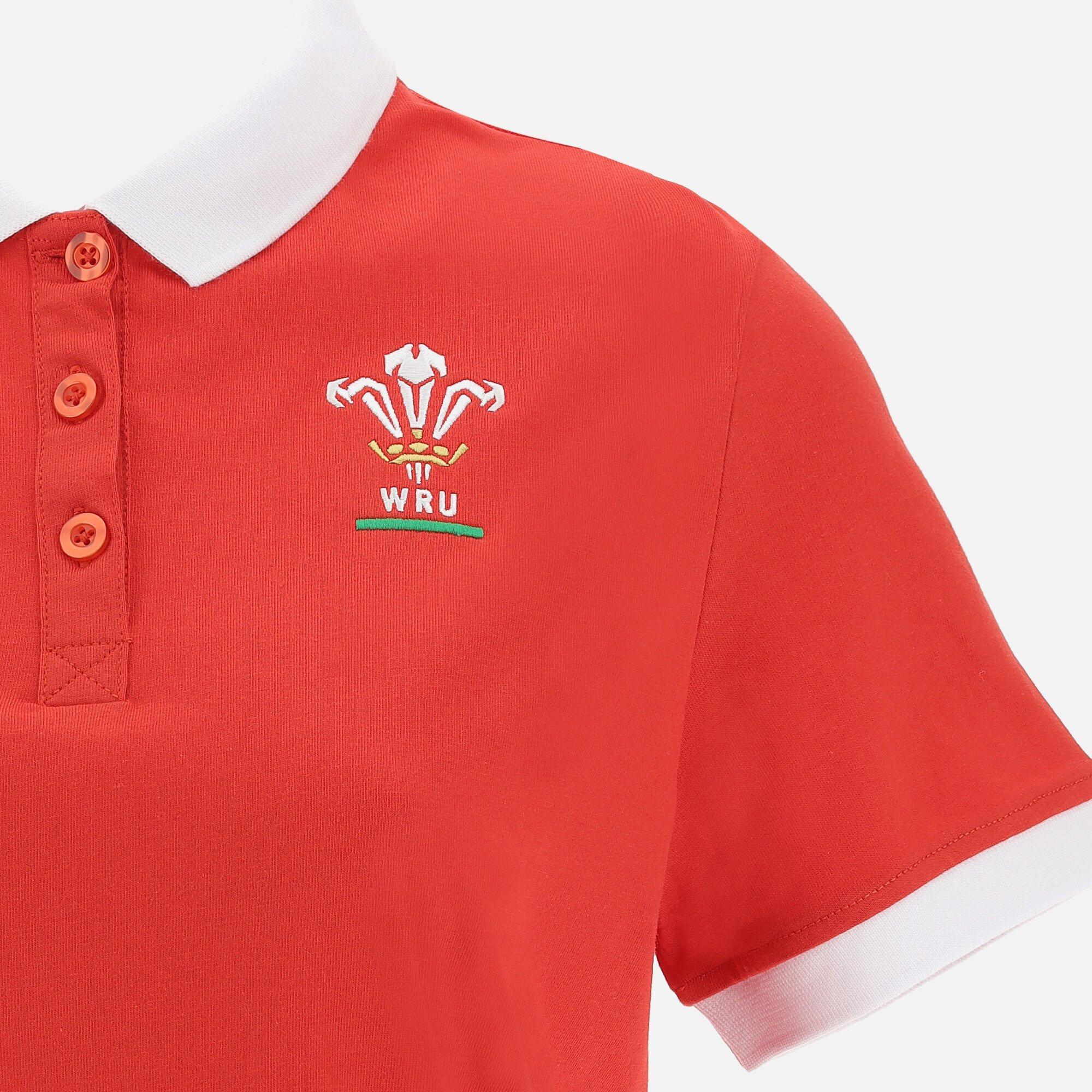 macron Wales Rugby XV Merch Poloshirt