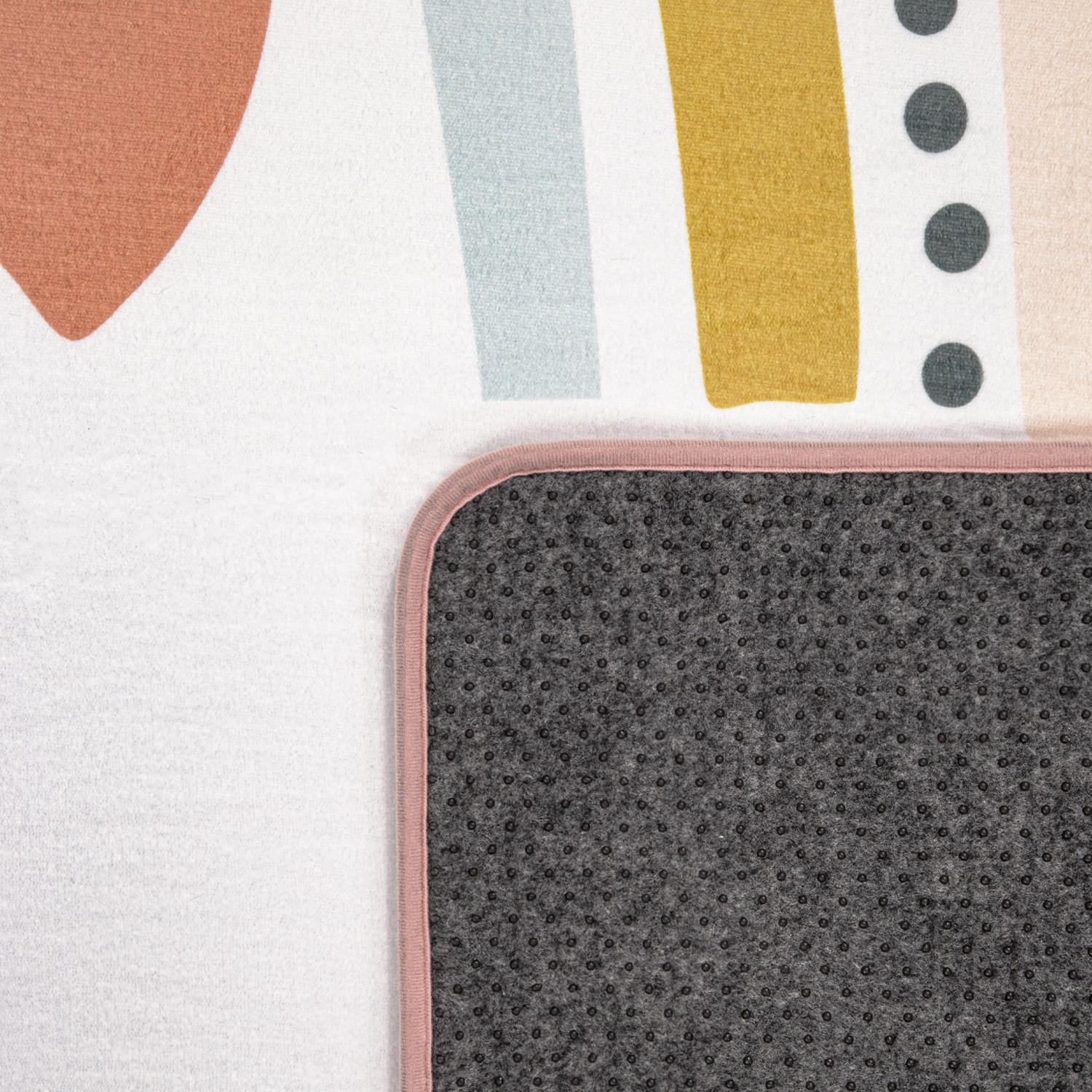 Paco Home Kinderteppich Teppich Regenbogen Herz Motiv