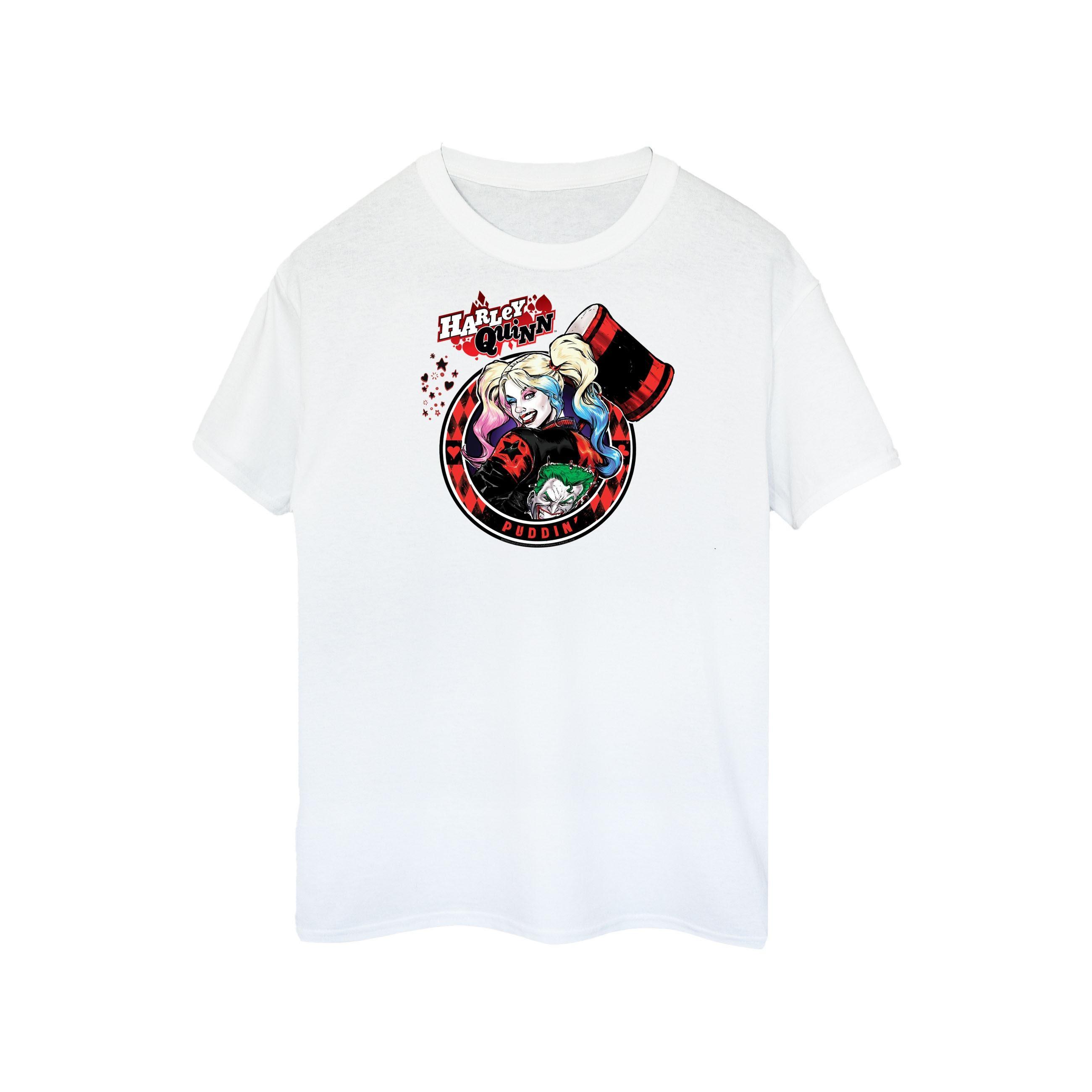DC COMICS Harley Quinn Puddin Grafik T-Shirt