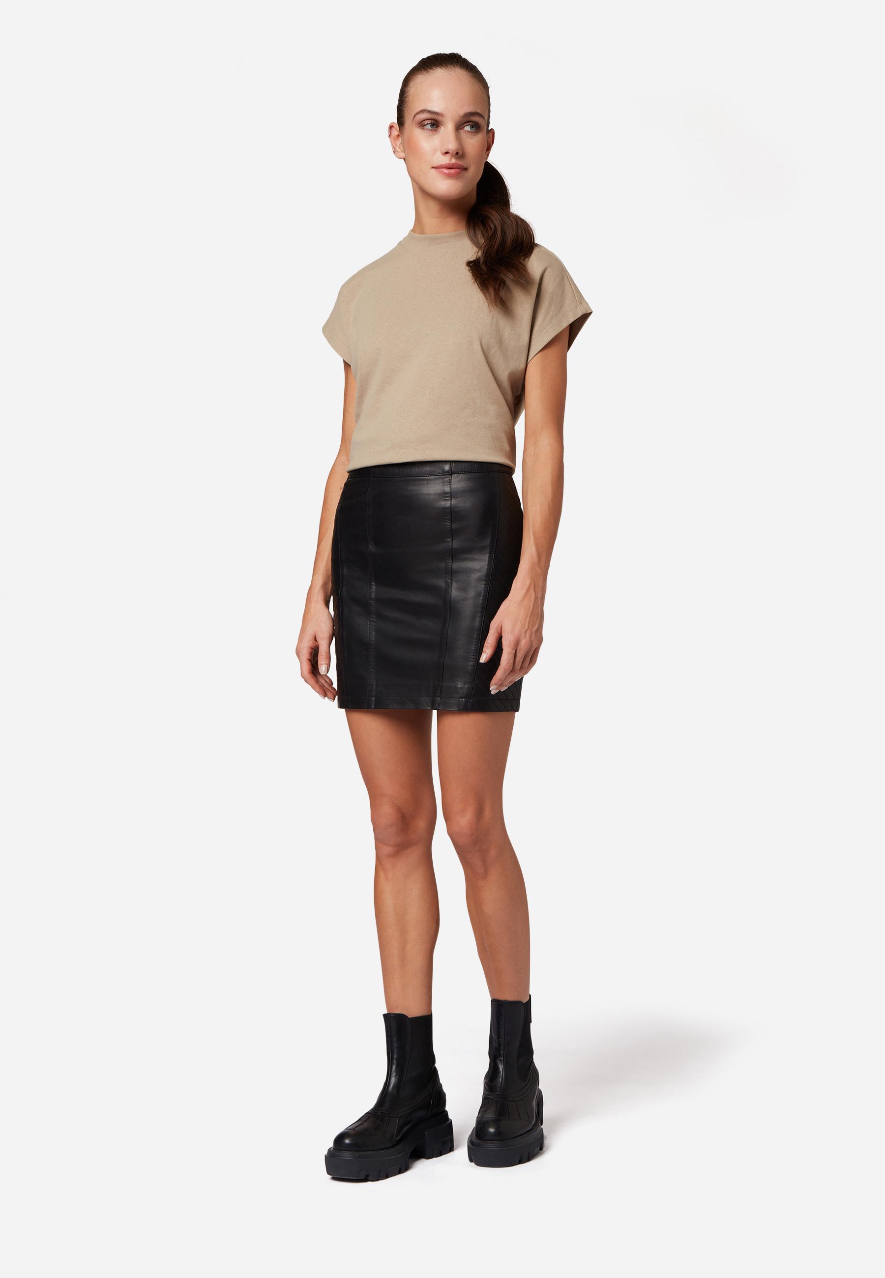 RICANO Lederrock 1264, High-Waist