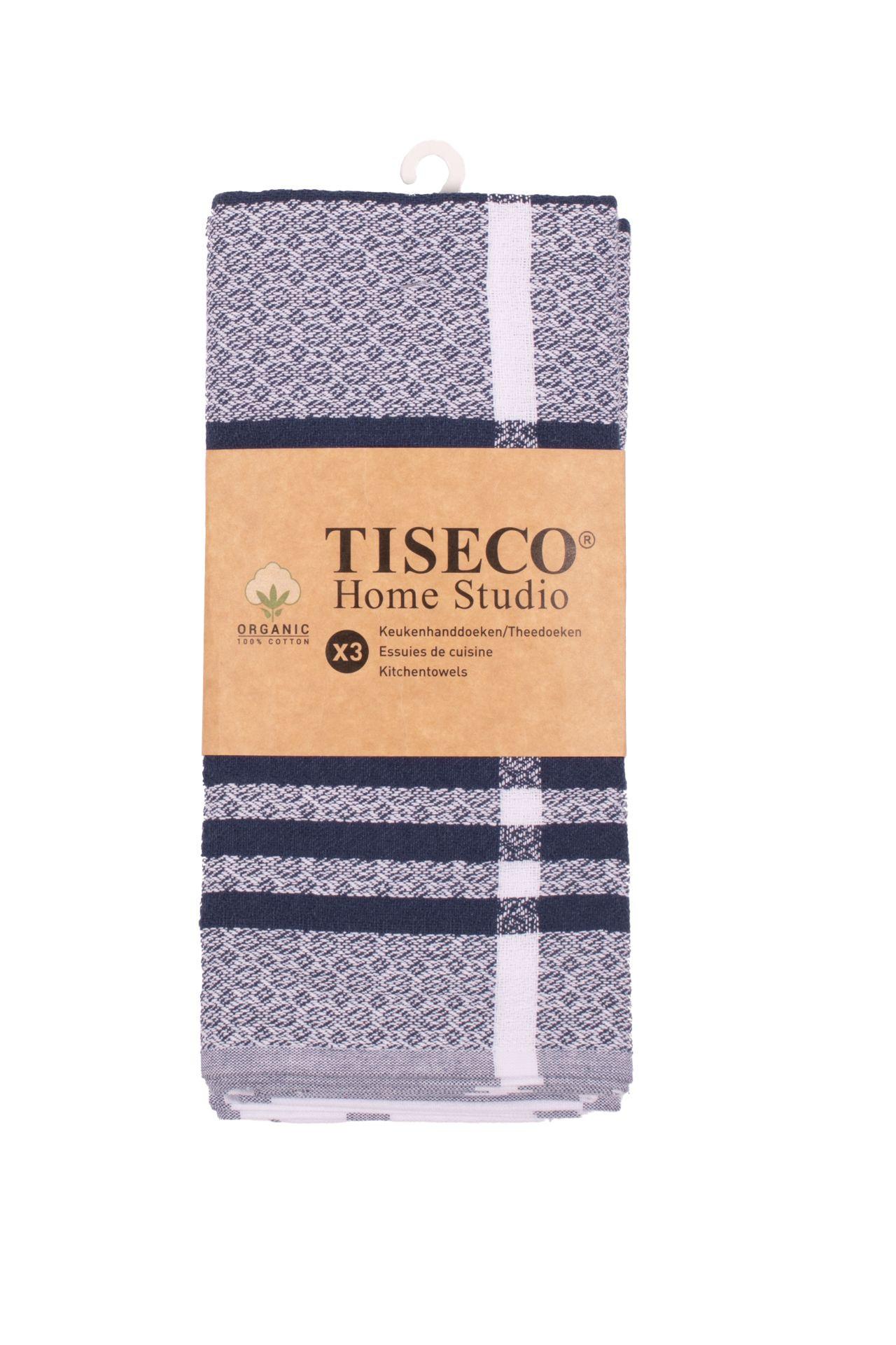Tiseco Küchentuch Bio-Baumwolle , 3er-Set