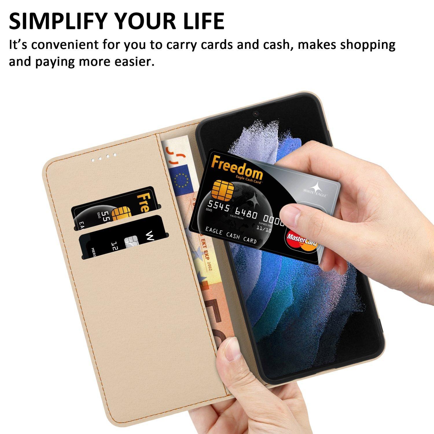 Cadorabo Hülle für Samsung Galaxy S22 ULTRA Kartenfach