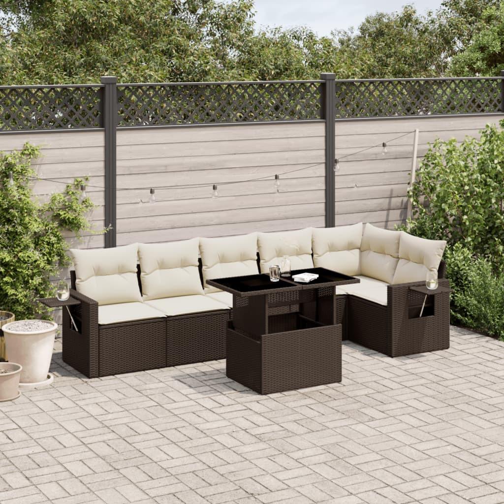 VidaXL Garten sofagarnitur poly-rattan