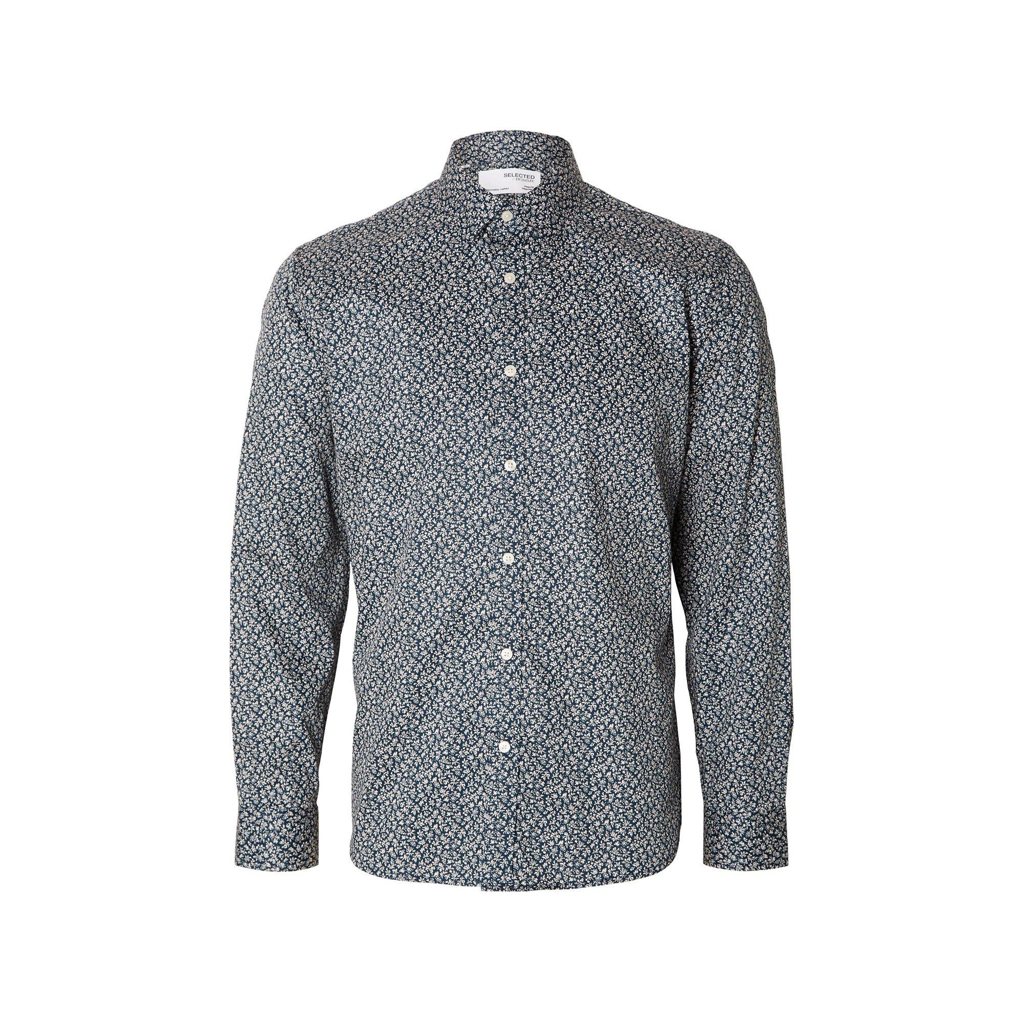 SELECTED SLHSlimSoho AOP Mix Slim Fit Langarm Hemd