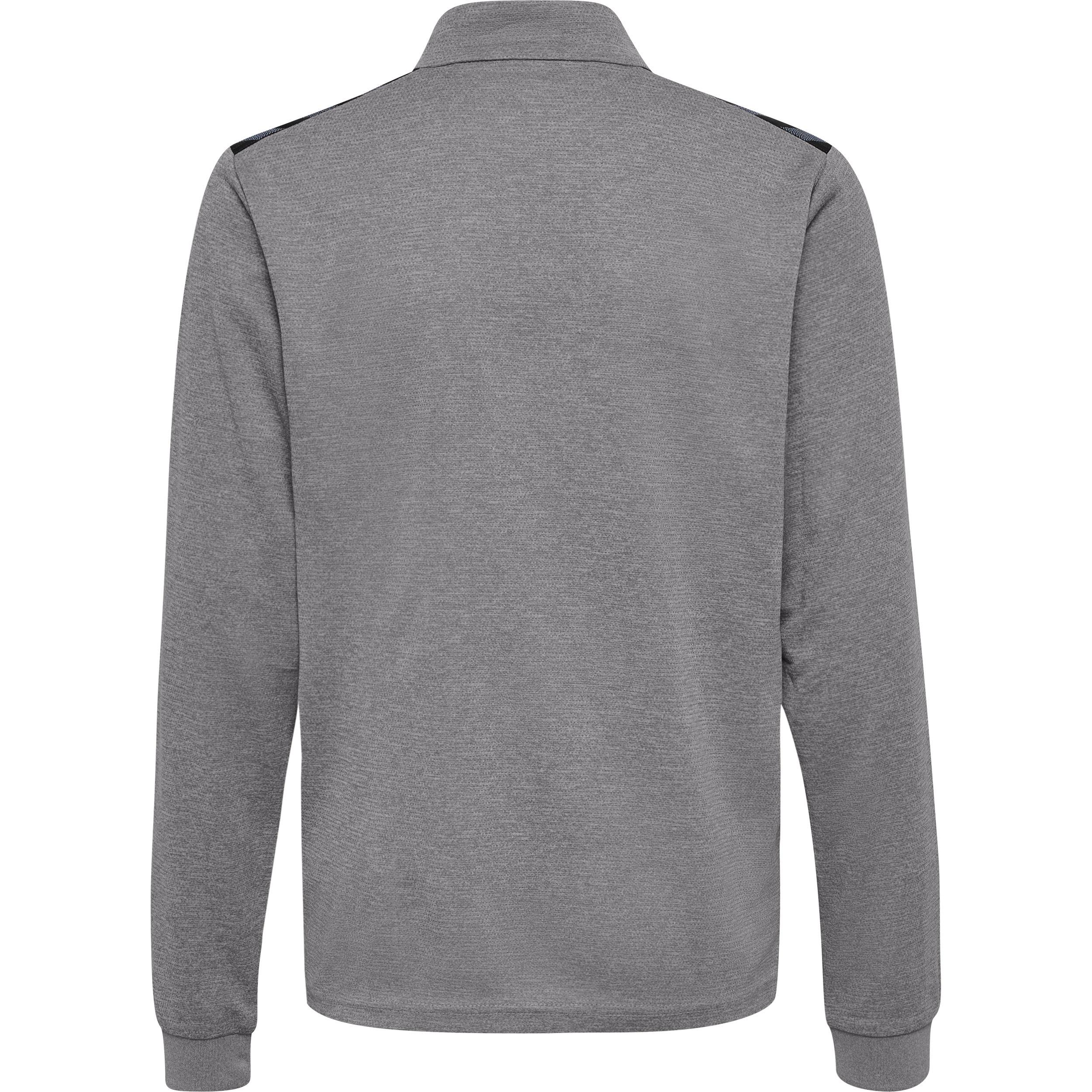 Hummel kinder-trainingsjacke mit halbem reißverschluss authentic