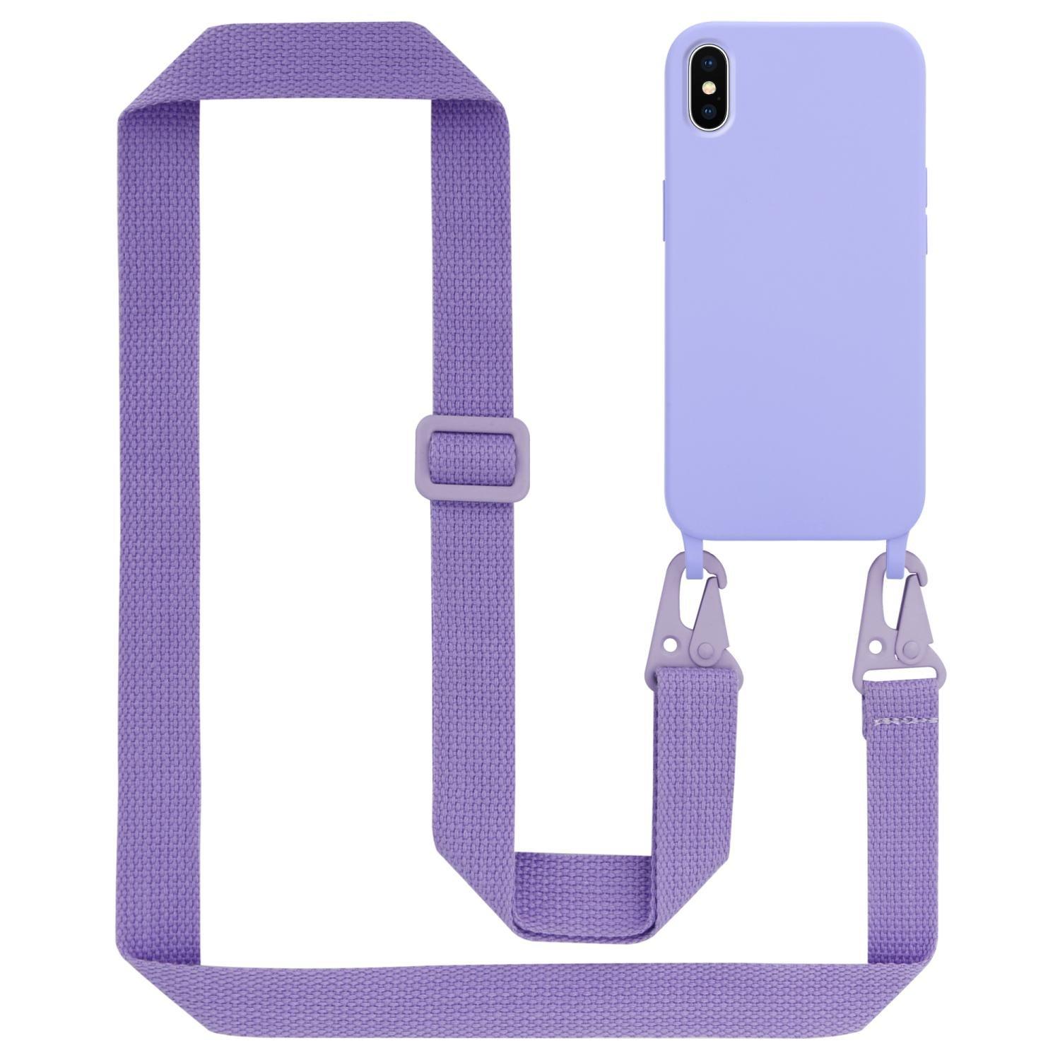 Cadorabo Handy Kette für Apple iPhone X XS Silikon Schutzhülle