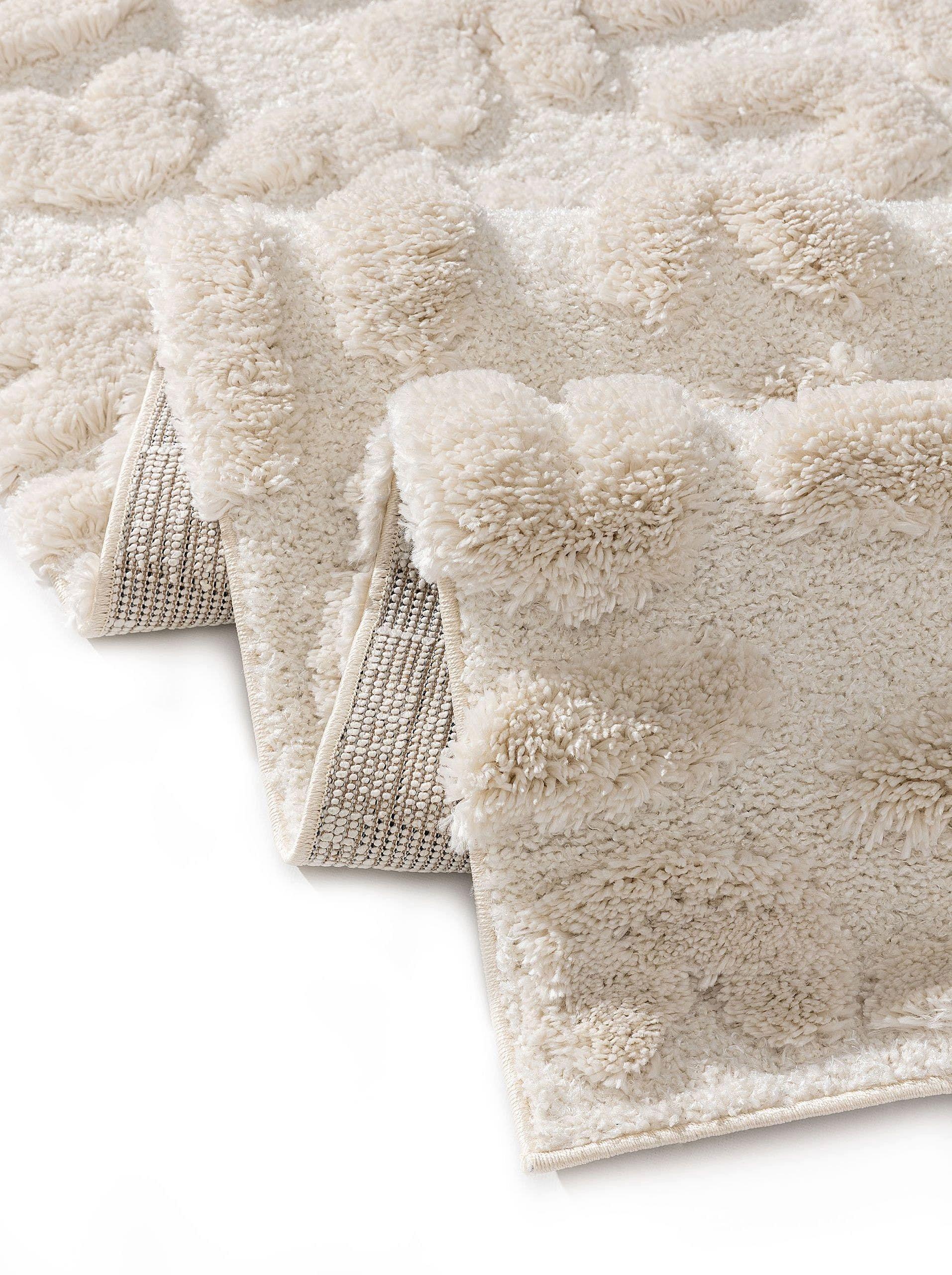 Benuta Hochflorteppich Tibo CreamBeige