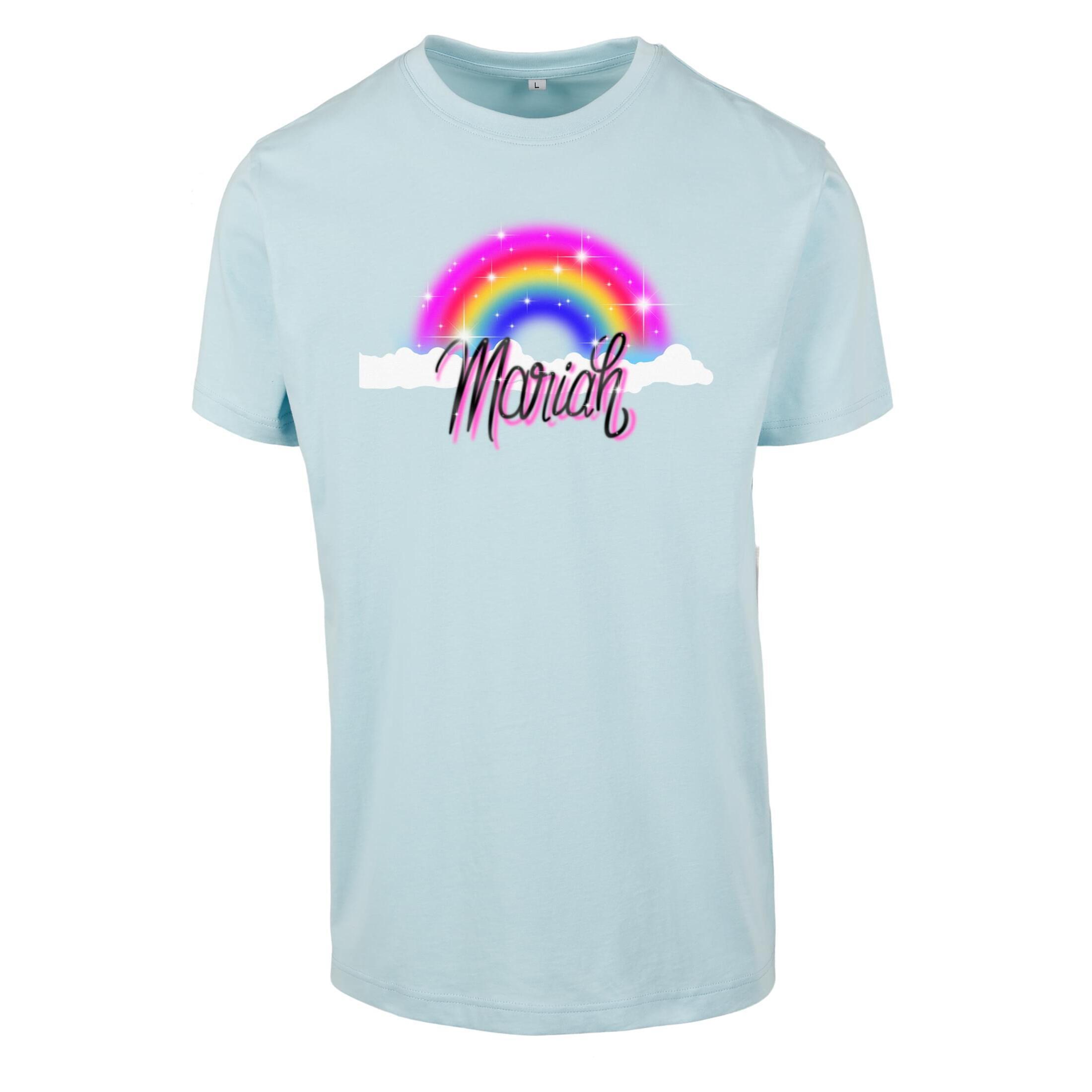 URBAN CLASSICS Mariah Rainbow Print T-Shirt