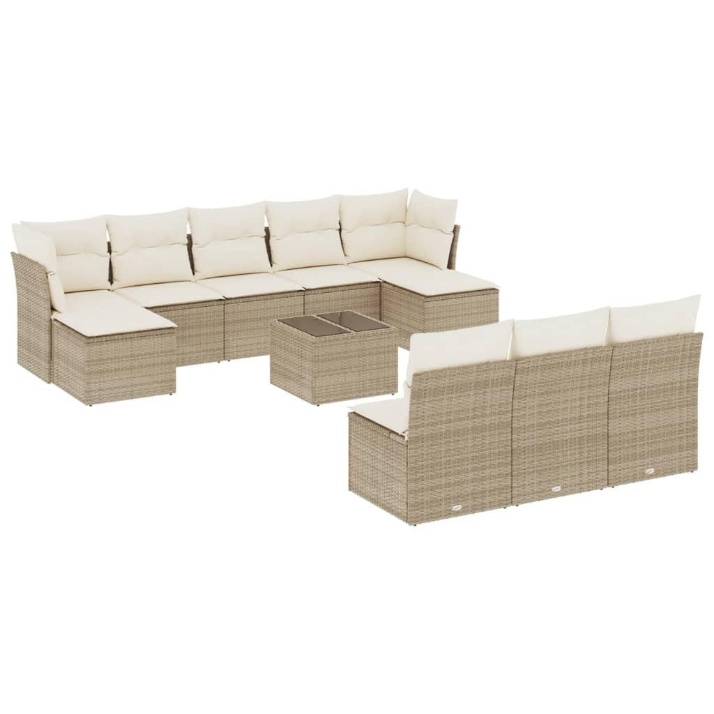VidaXL Garten sofagarnitur poly-rattan