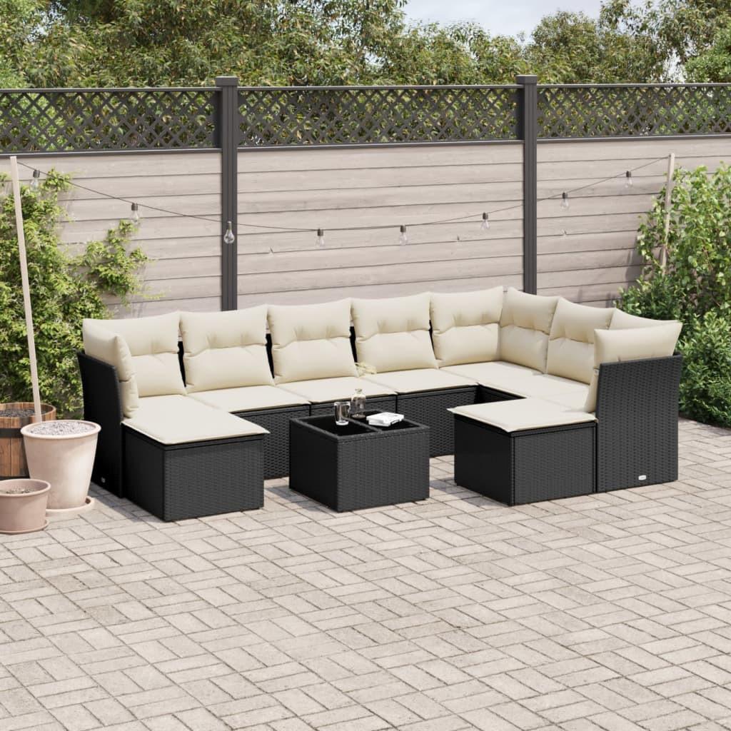 VidaXL Garten sofagarnitur poly-rattan