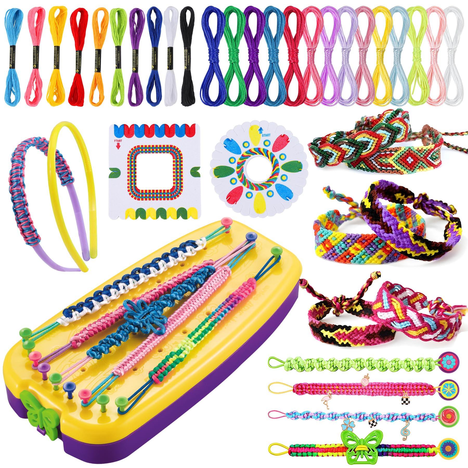 Activity-board Freundschaftsarmbänder Bastelset, Freundschaftsarmbänder Bastelset Knüpfset für Kinder