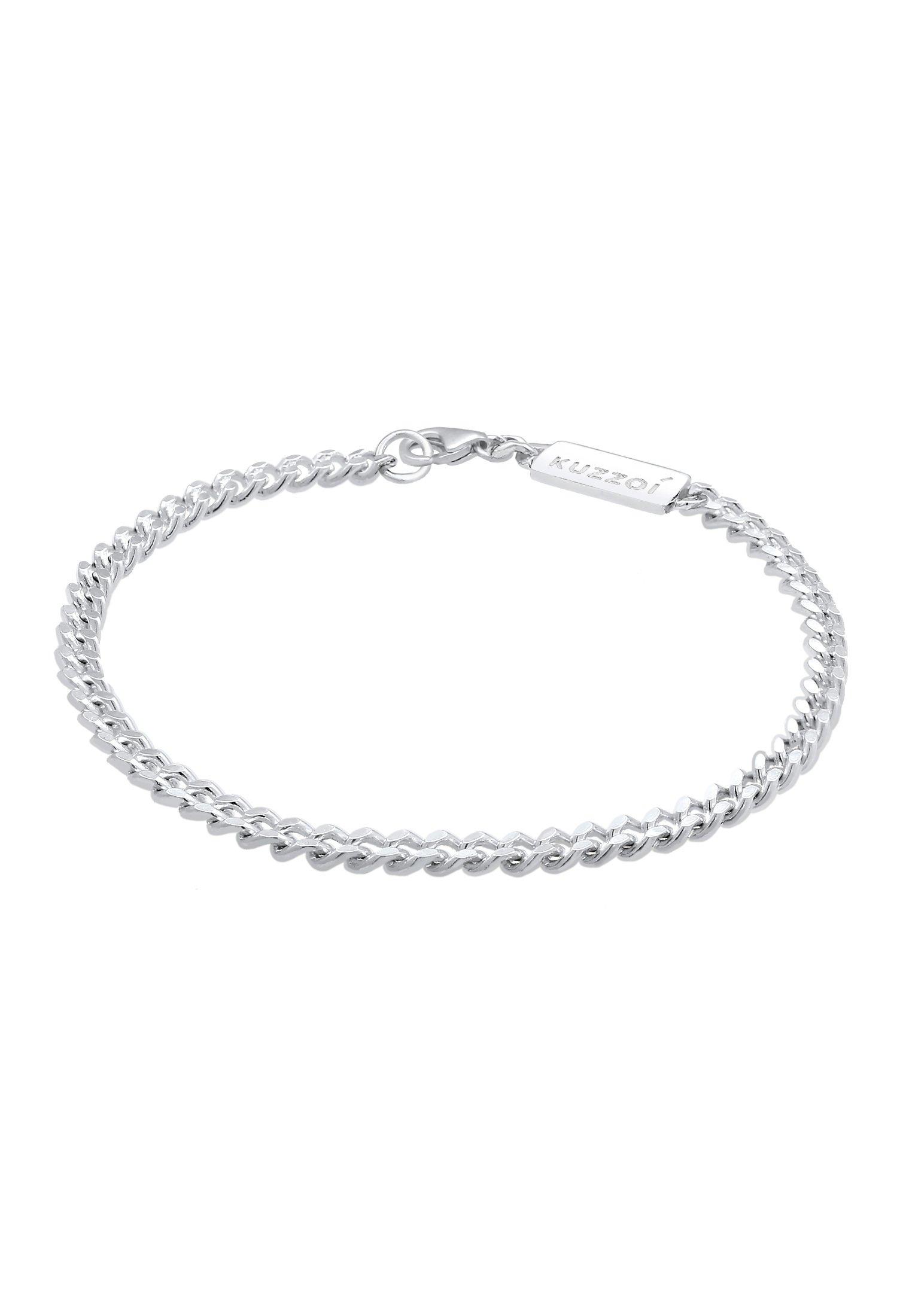 Kuzzoi Armband Basic Panzerkette Massiv Piece