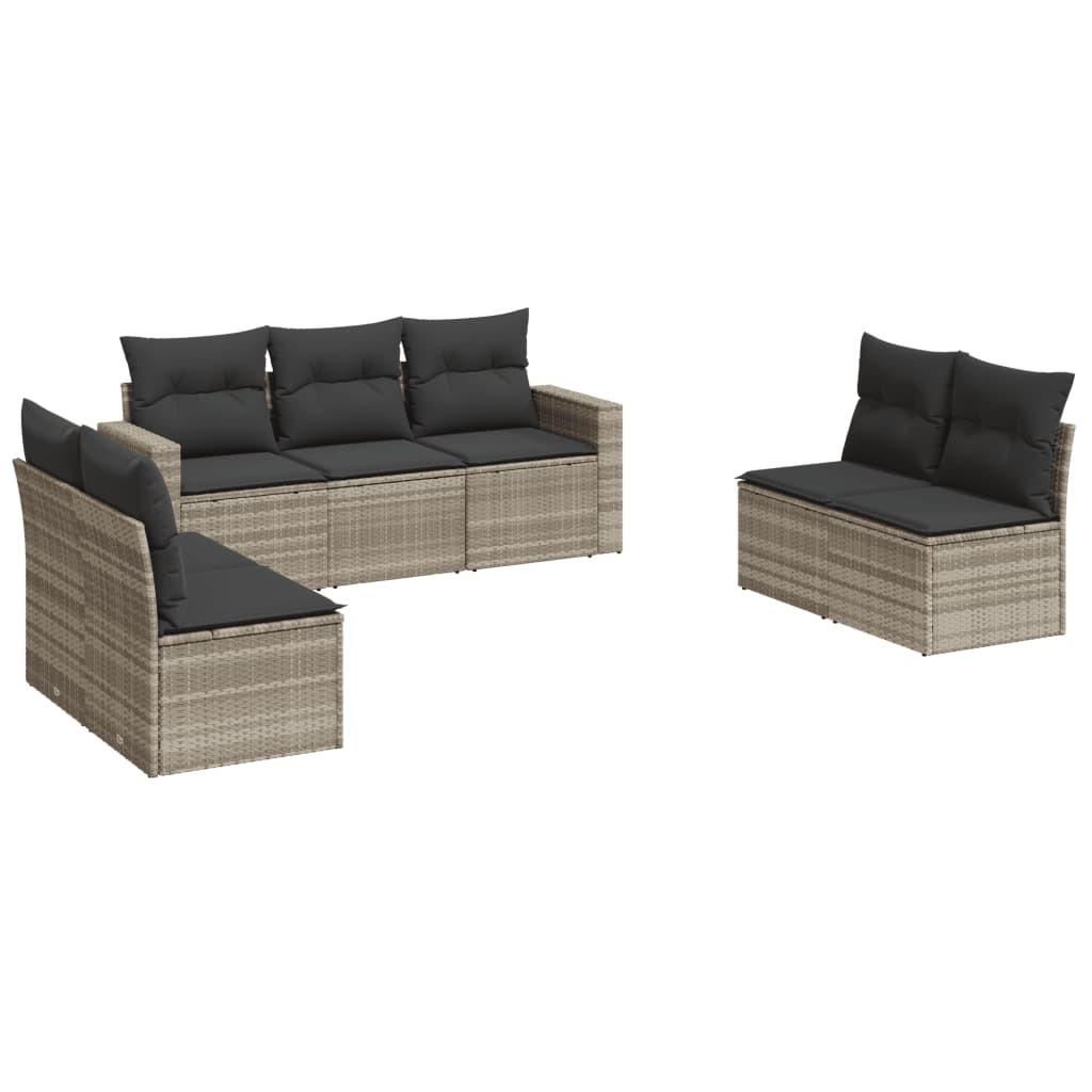 VidaXL Garten sofagarnitur poly-rattan