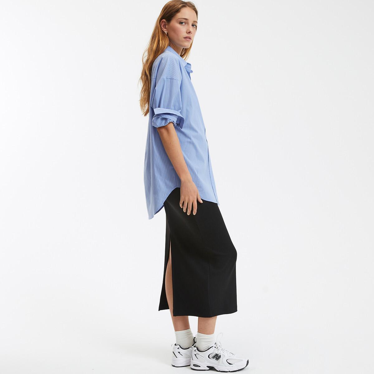 La Redoute Collections Enger Maxirock aus Rippjersey