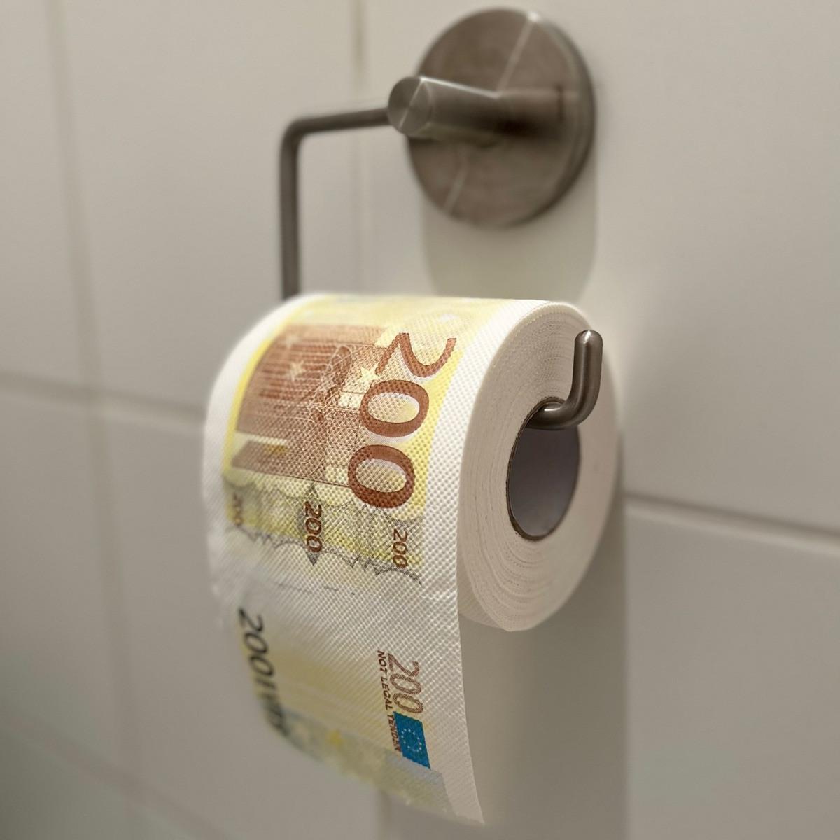 Thumbs Up 200 Euro Note Toilettenpapier