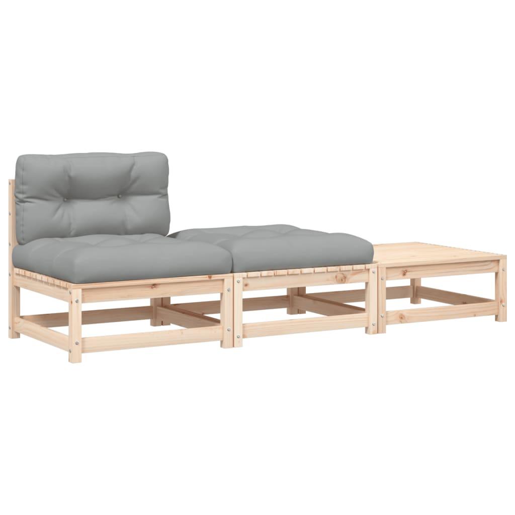 VidaXL Gartensofa holz