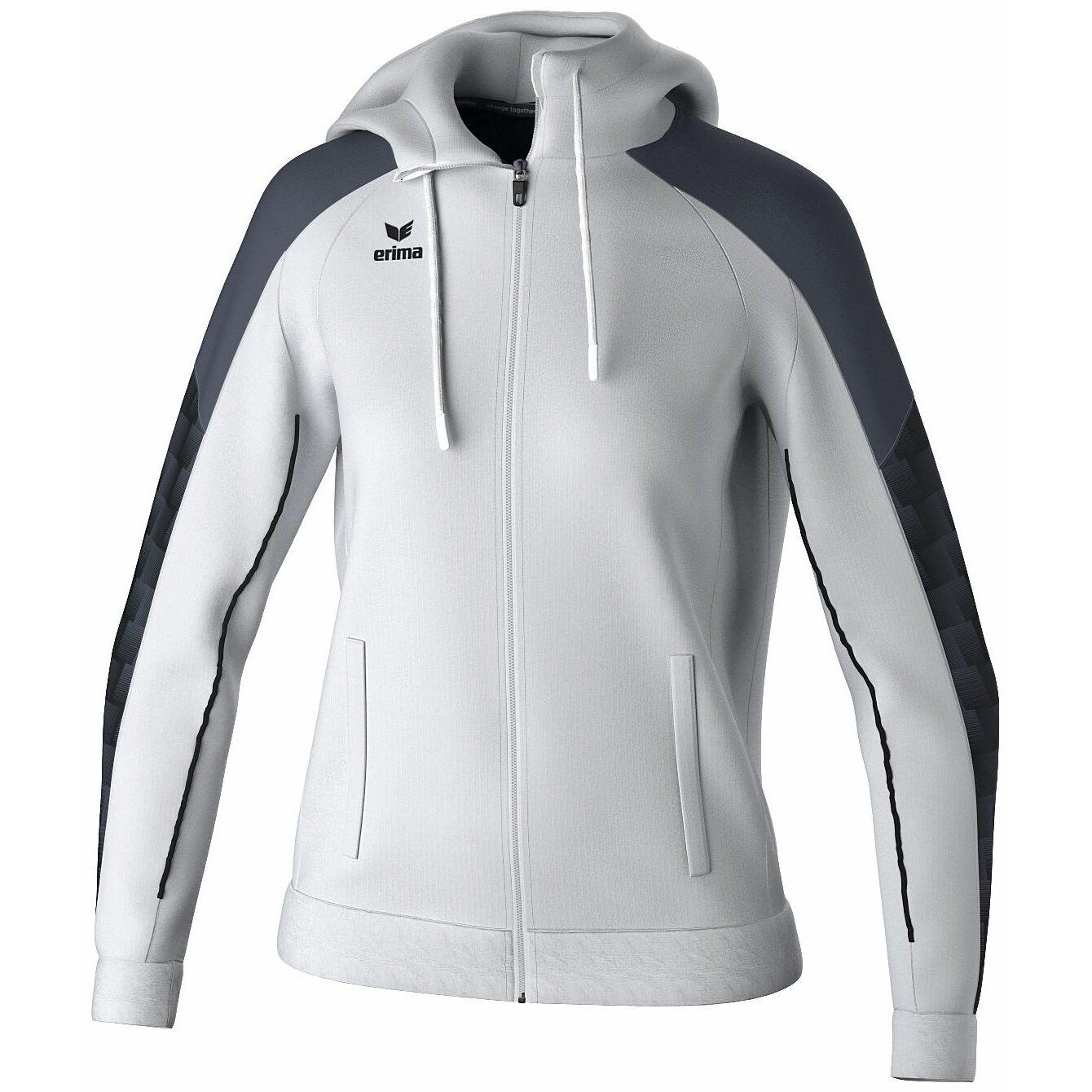 Erima sweatjacke mit kapuze, damen evo star