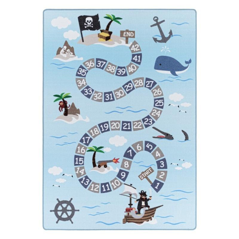 Paco Home Kinderteppich Seefahrt Piraten