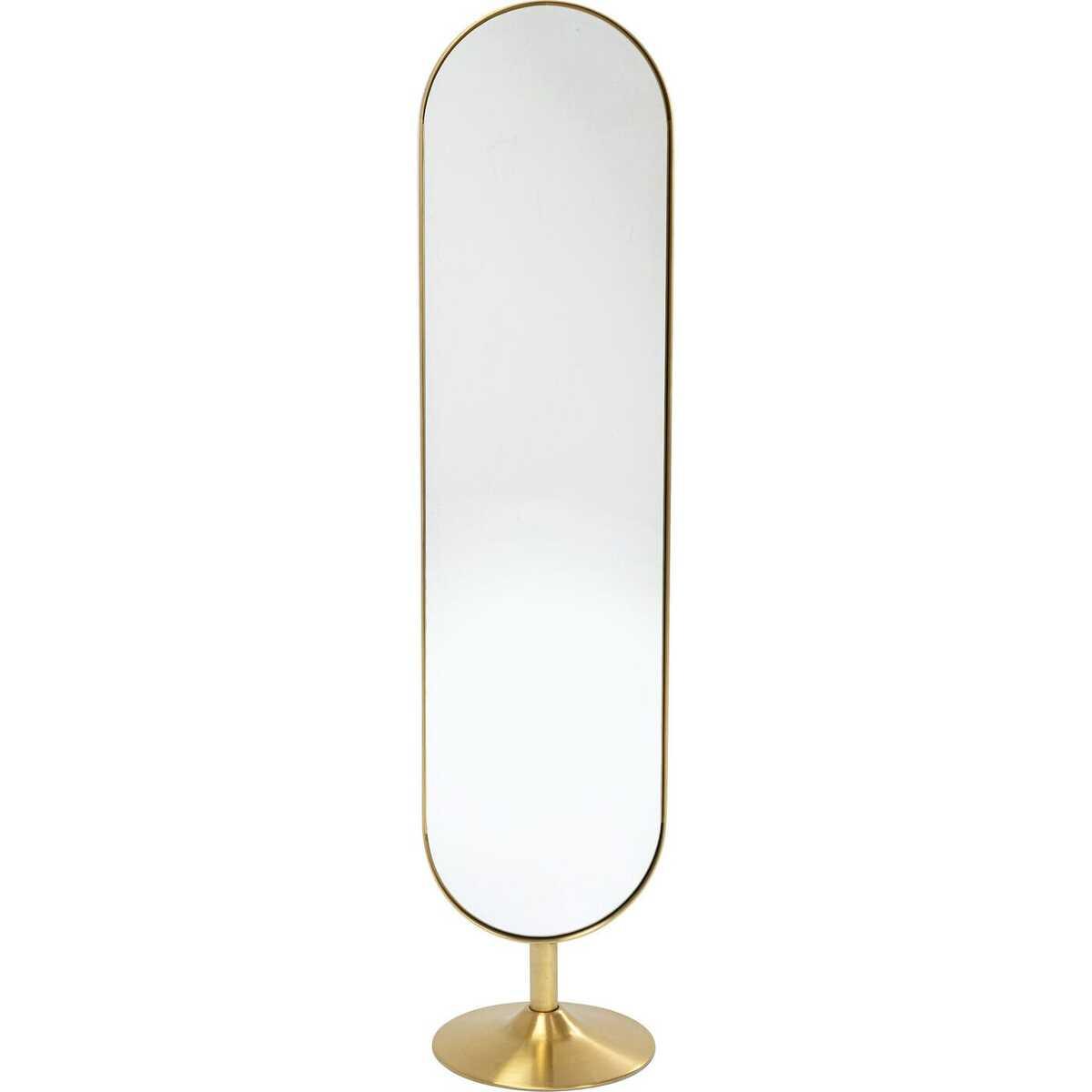 KARE Design Standspiegel Curve Brass 40x170