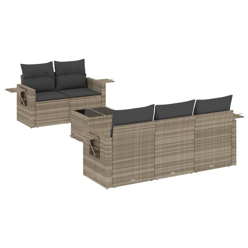 VidaXL Garten sofagarnitur poly-rattan