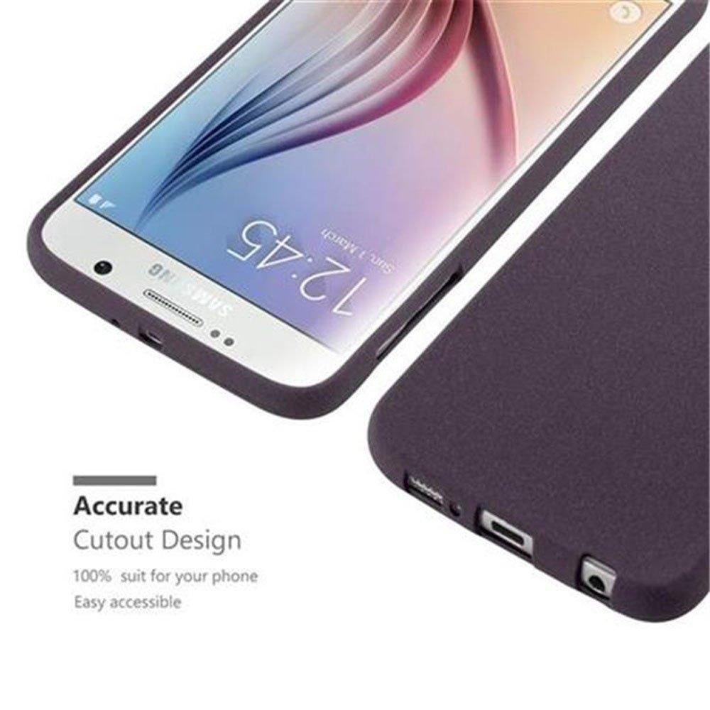 Cadorabo Hülle für Samsung Galaxy S6 TPU Silikon Frosted